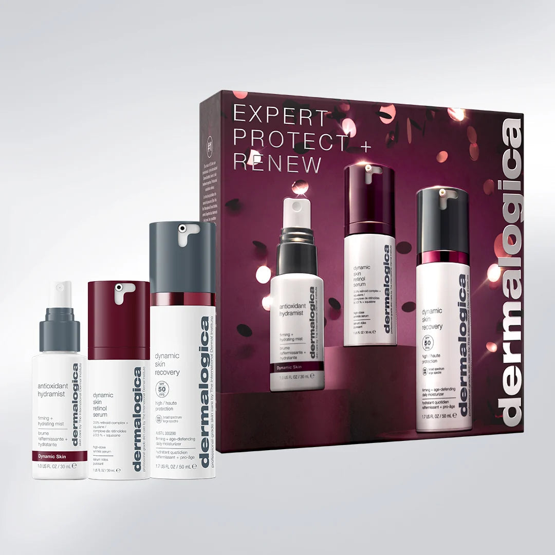 Dermalogica expert protect + renew (2 full-sizes + 1 travel size) The Secret Day Spa