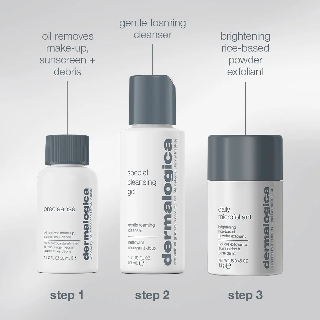 Dermalogica Glow on the Go (3 travel sizes) The Secret Day Spa