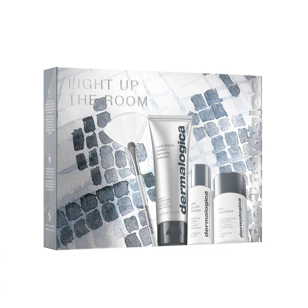 Dermalogica Light Up the Room (1 full-size, 2 travel sizes + free tool) The Secret Day Spa