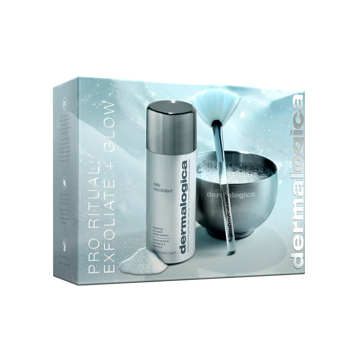 Dermalogica pro ritual: exfoliate + glow (1 full size + 2 skincare tools) The Secret Day Spa